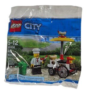 Lego City Hot Dog Vendor Set 30356 Ages 5-12 43 Pieces
